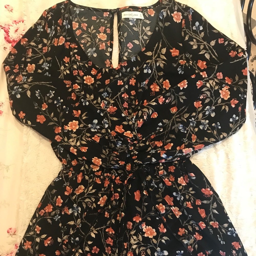 Abercrombie and Fitch long sleeve Romper